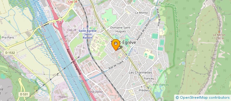 localisation de l'entreprise MONSIEUR JEROME MARTIN  SAINT-EGREVE