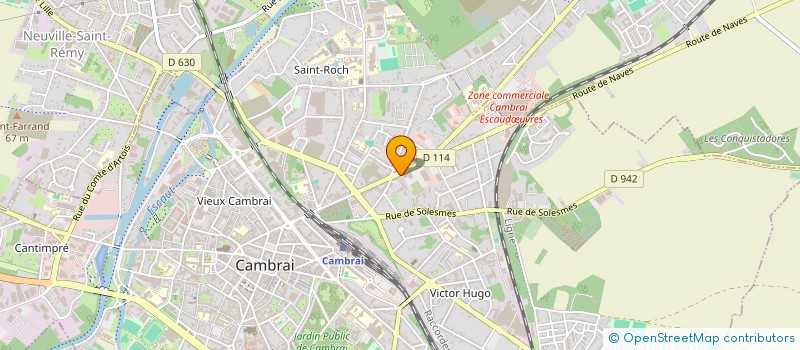 localisation de l'entreprise MONSIEUR JEROME MARTINEZ à CAMBRAI