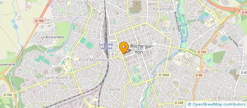 localisation de l'entreprise MONSIEUR JEROME MARTINEZ à LA ROCHE-SUR-YON