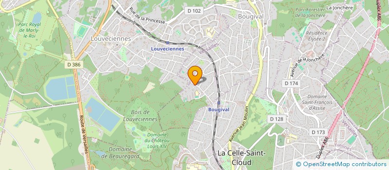 localisation de l'entreprise MONSIEUR JEROME MARTINOD à BOUGIVAL