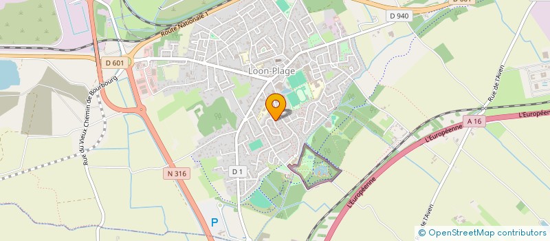 localisation de l'entreprise MONSIEUR JEROME MARTINS DE MELO  LOON-PLAGE