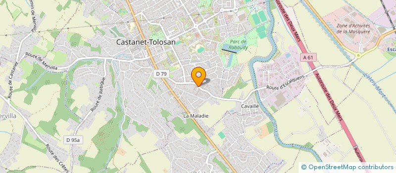 localisation de l'entreprise MONSIEUR JEROME MARTRES à CASTANET TOLOSAN