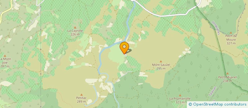 localisation de l'entreprise MONSIEUR JEROME MASCIAS  TALAIRAN