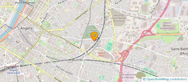 localisation de l'entreprise MONSIEUR JEROME MASLARD à ANGERS