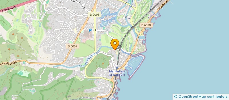 localisation de l'entreprise MONSIEUR JEROME MASSART  MANDELIEU-LA-NAPOULE