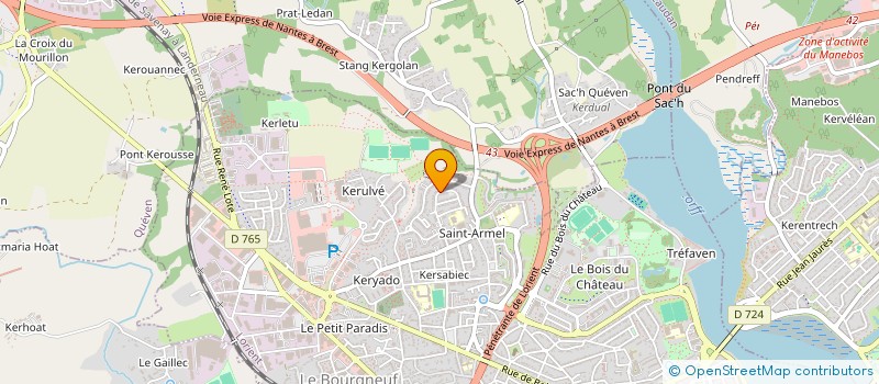 localisation de l'entreprise MONSIEUR JEROME MASSE à LORIENT