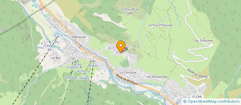 localisation de l'entreprise MONSIEUR JEROME MASSE  LA SALLE-LES-ALPES