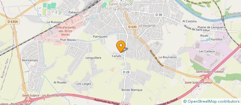 localisation de l'entreprise MONSIEUR JEROME MASSOL  SAINT-SULPICE-LA-POINTE