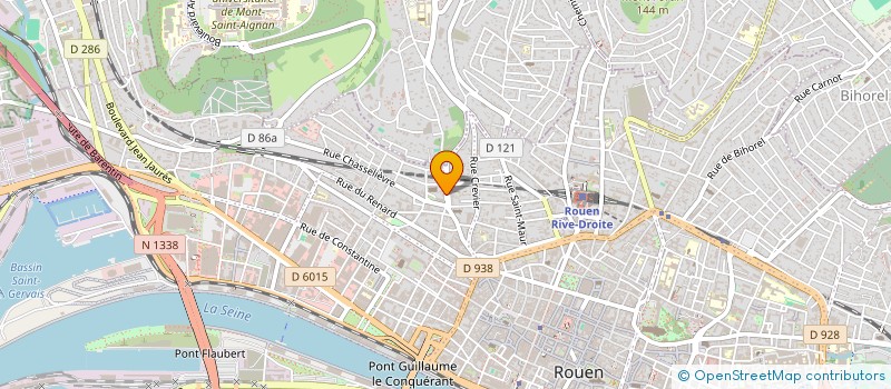 localisation de l'entreprise MONSIEUR JEROME MASSOT à ROUEN