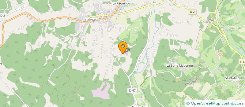 localisation de l'entreprise MONSIEUR JEROME MASSOU à SALVIAC