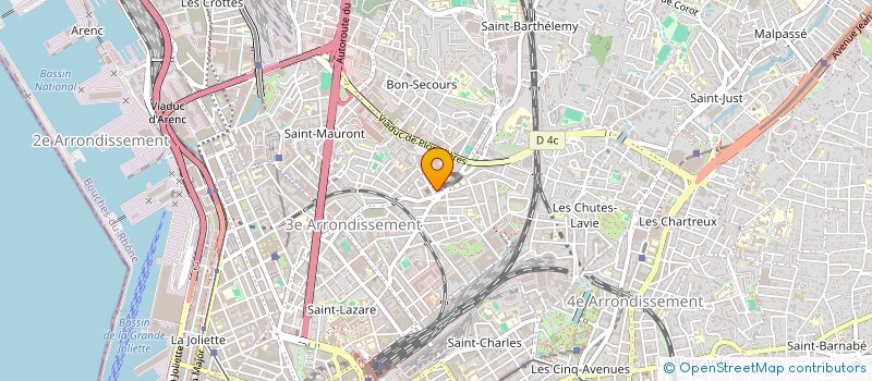 localisation de l'entreprise MONSIEUR JEROME MATHEVON à MARSEILLE