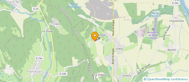 localisation de l'entreprise MONSIEUR JEROME MATHIAN  PEYRIEU