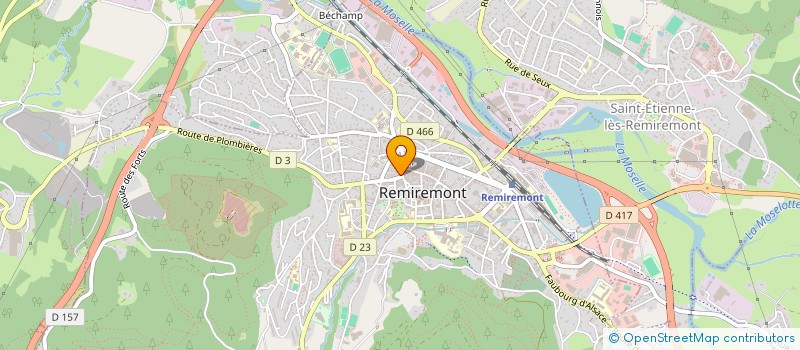 localisation de l'entreprise MONSIEUR JEROME MATHIEU à REMIREMONT