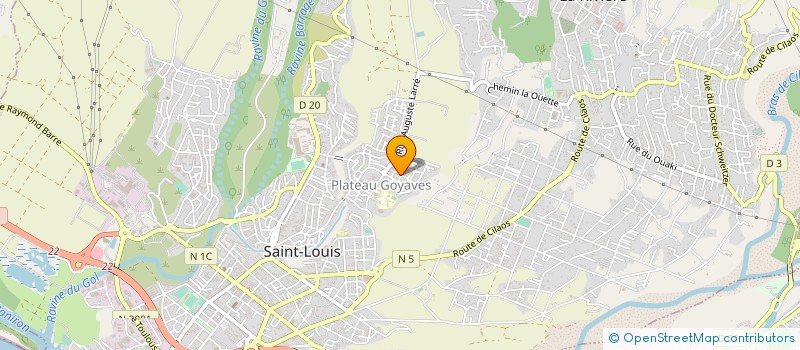 localisation de l'entreprise MONSIEUR JEROME MATITI  SAINT-LOUIS