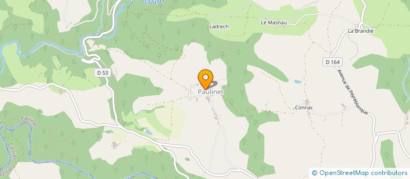 localisation de l'entreprise MONSIEUR JEROME MATRICON  PAULINET