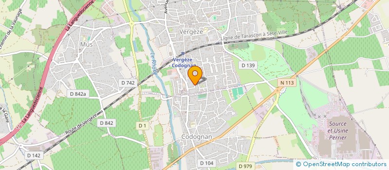 localisation de l'entreprise MONSIEUR JEROME MAUBE  VERGEZE