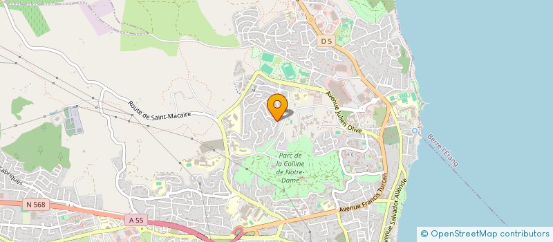 localisation de l'entreprise MONSIEUR JEROME MAUDUIT  MARTIGUES