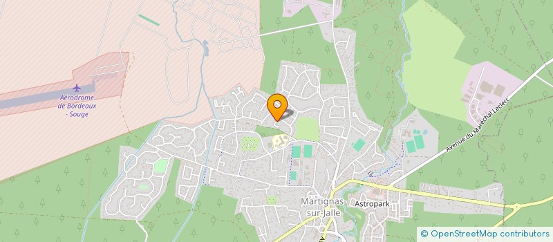 localisation de l'entreprise MONSIEUR JEROME MAURY  MARTIGNAS-SUR-JALLE