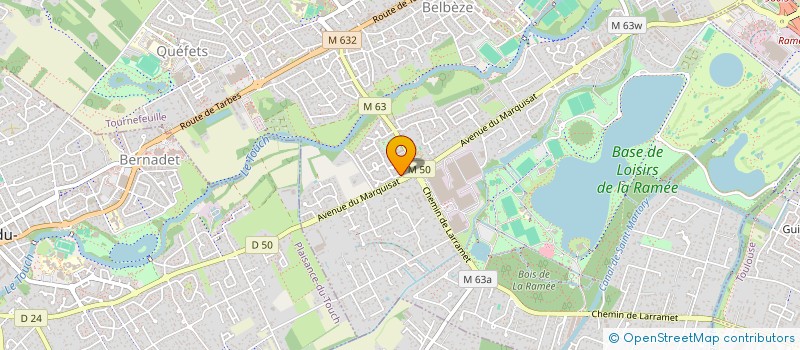 localisation de l'entreprise MONSIEUR JEROME MAYNARD  TOURNEFEUILLE