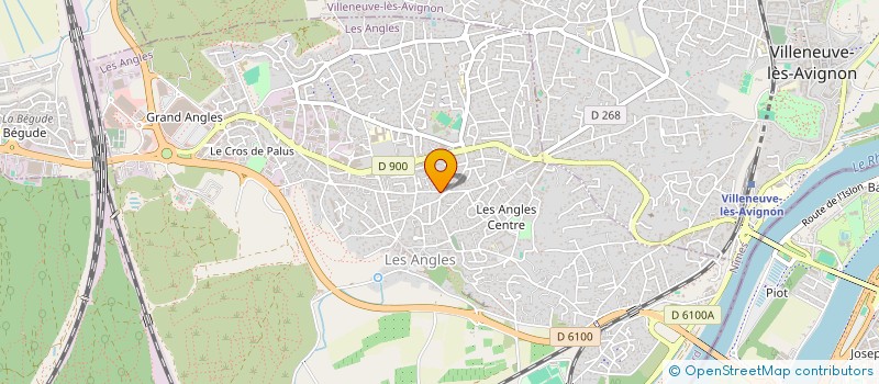 localisation de l'entreprise MONSIEUR JEROME MAZOLLIER à LES ANGLES