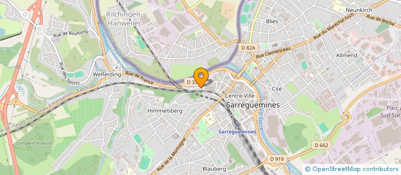 localisation de l'entreprise MONSIEUR JEROME MELCHIOR  SARREGUEMINES