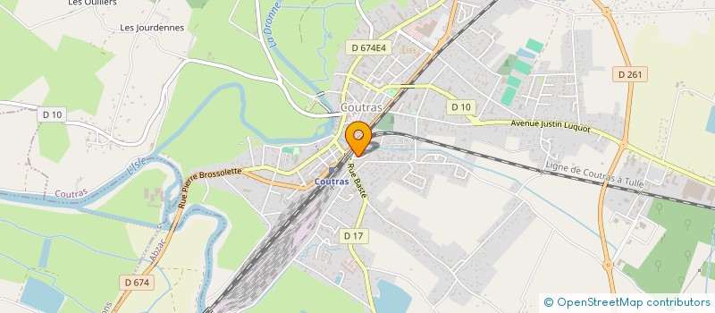 localisation de l'entreprise MONSIEUR JEROME MELET  COUTRAS