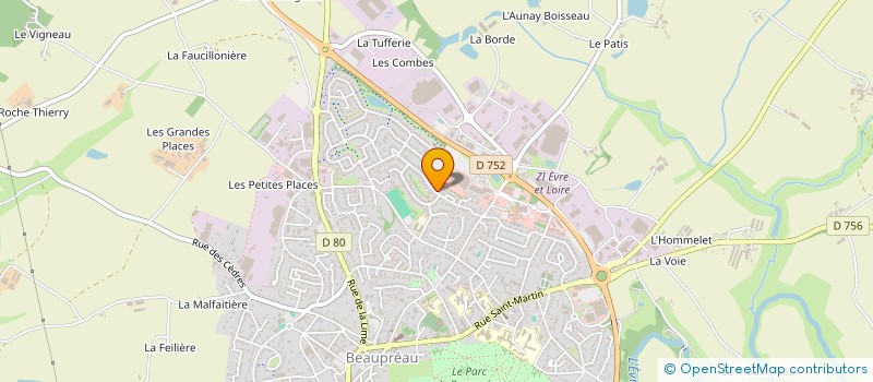 localisation de l'entreprise MONSIEUR JEROME MENARD à BEAUPREAU-EN-MAUGES