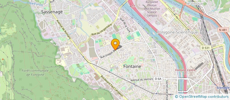 localisation de l'entreprise MONSIEUR JEROME MENDEZ à FONTAINE