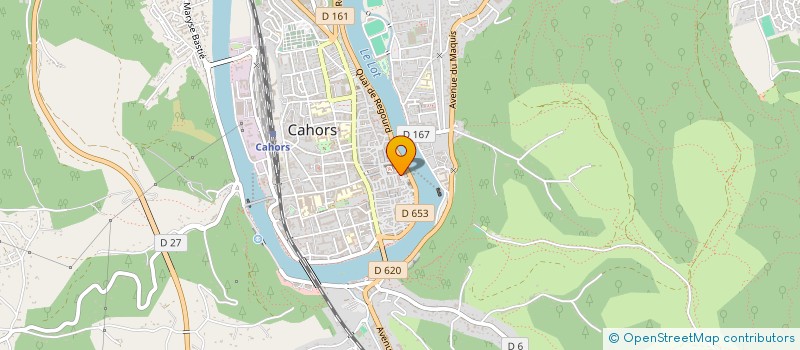 localisation de l'entreprise MONSIEUR JEROME MENNESSIER  CAHORS
