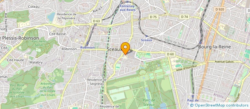 localisation de l'entreprise MONSIEUR JEROME MERCIER à SCEAUX