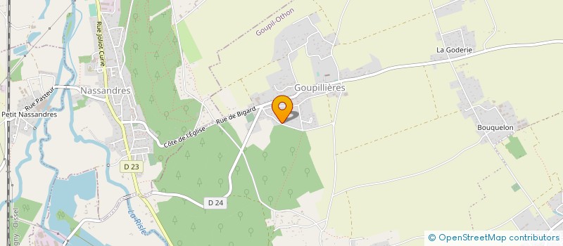 localisation de l'entreprise MONSIEUR JEROME MERIENNE  GOUPIL-OTHON