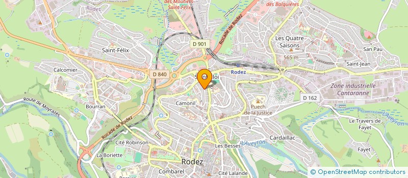 localisation de l'entreprise MONSIEUR JEROME MESSINGUIRAL  RODEZ