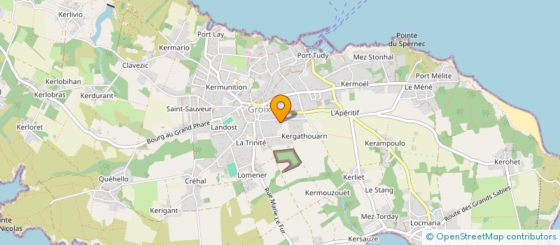 localisation de l'entreprise MONSIEUR JEROME METAIS  GROIX