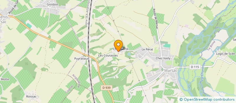 localisation de l'entreprise MONSIEUR JEROME METELLE  MARSAC