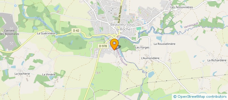 localisation de l'entreprise MONSIEUR JEROME METTLING à BEAULIEU-SOUS-LA-ROCHE