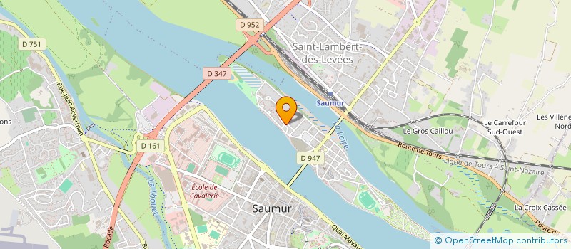 localisation de l'entreprise MONSIEUR JEROME MEUNIER  SAUMUR