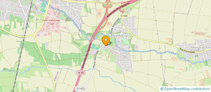 localisation de l'entreprise MONSIEUR JEROME MEYER  NIEDERNAI