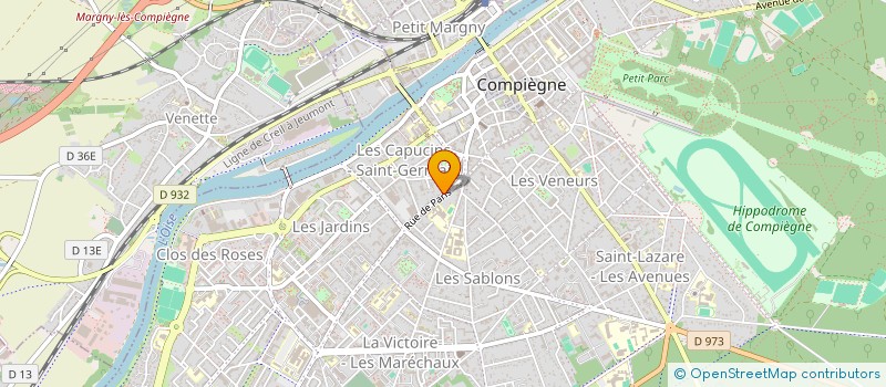 localisation de l'entreprise MONSIEUR JEROME MEYER  COMPIEGNE