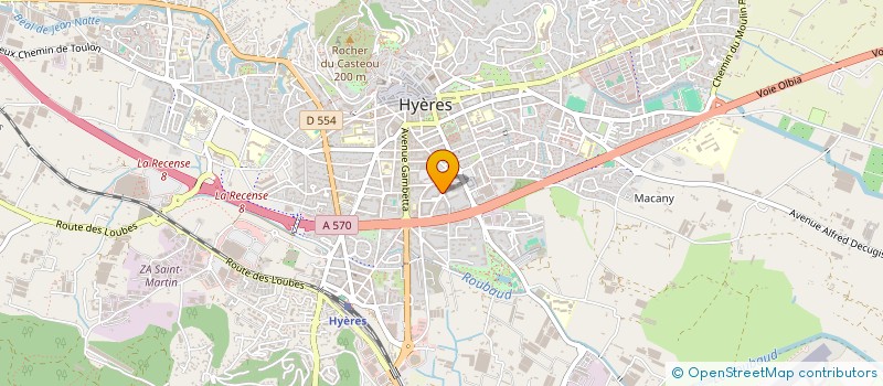 localisation de l'entreprise MONSIEUR JEROME MIALON à HYERES