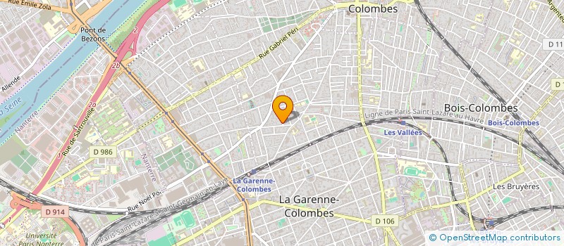 localisation de l'entreprise MONSIEUR JEROME MICHY à COLOMBES