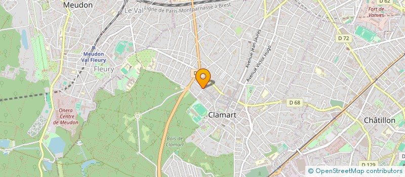 localisation de l'entreprise MONSIEUR JEROME MIGNARD à CLAMART