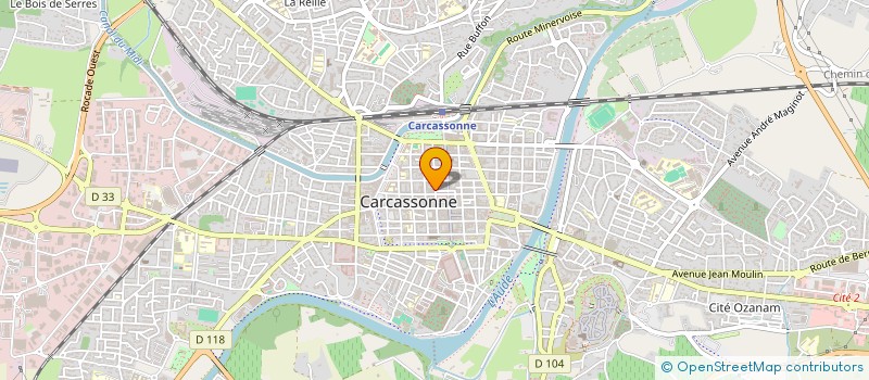 localisation de l'entreprise MONSIEUR JEROME MILHORAT  CARCASSONNE