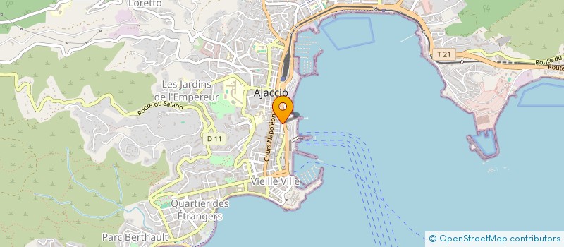 localisation de l'entreprise MONSIEUR JEROME MILLE à AJACCIO