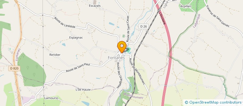 localisation de l'entreprise MONSIEUR JEROME MIR  FONTANES