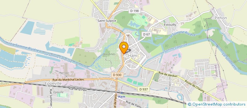 localisation de l'entreprise MONSIEUR JEROME MIRALLES  HAM