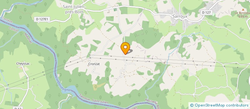 localisation de l'entreprise MONSIEUR JEROME MIZERMONT  SARROUX - SAINT JULIEN