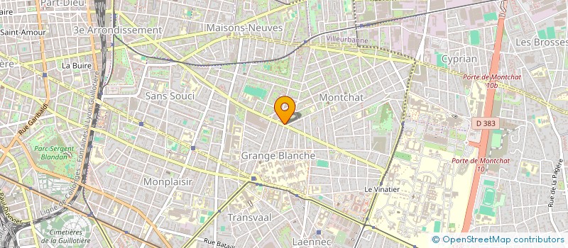 localisation de l'entreprise MONSIEUR JEROME MOENNE-LOCCOZ  LYON