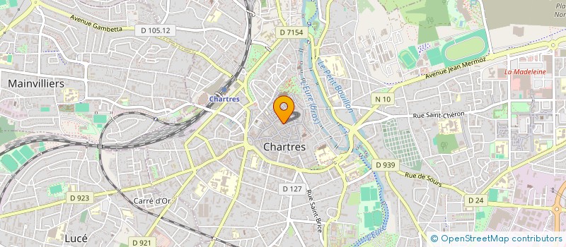 localisation de l'entreprise MONSIEUR JEROME MOGENTALE à CHARTRES