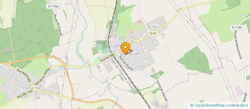 localisation de l'entreprise MONSIEUR JEROME MOLARO  DISTROFF