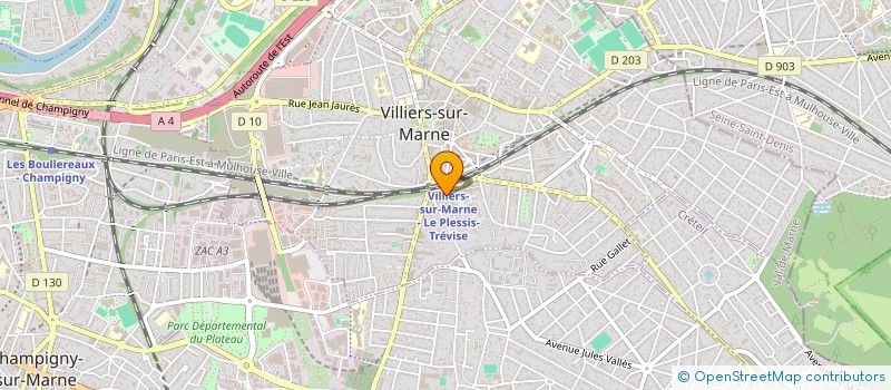 localisation de l'entreprise MONSIEUR JEROME MOLENAT  VILLIERS-SUR-MARNE